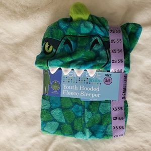 Saint Eve Kids  NWT Youth Hooded Fleece Sleeper Size XS 5/6